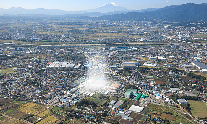 本社航空写真