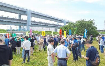 寒川町主催「相模川美化キャンペーン」への参加
