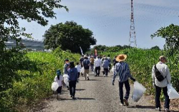 寒川町主催「相模川美化キャンペーン」への参加
